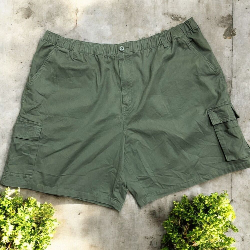 Big Dogs Vintage Y2K Olive Green Baggy Cargo Shorts NWT Men's Size 3XL